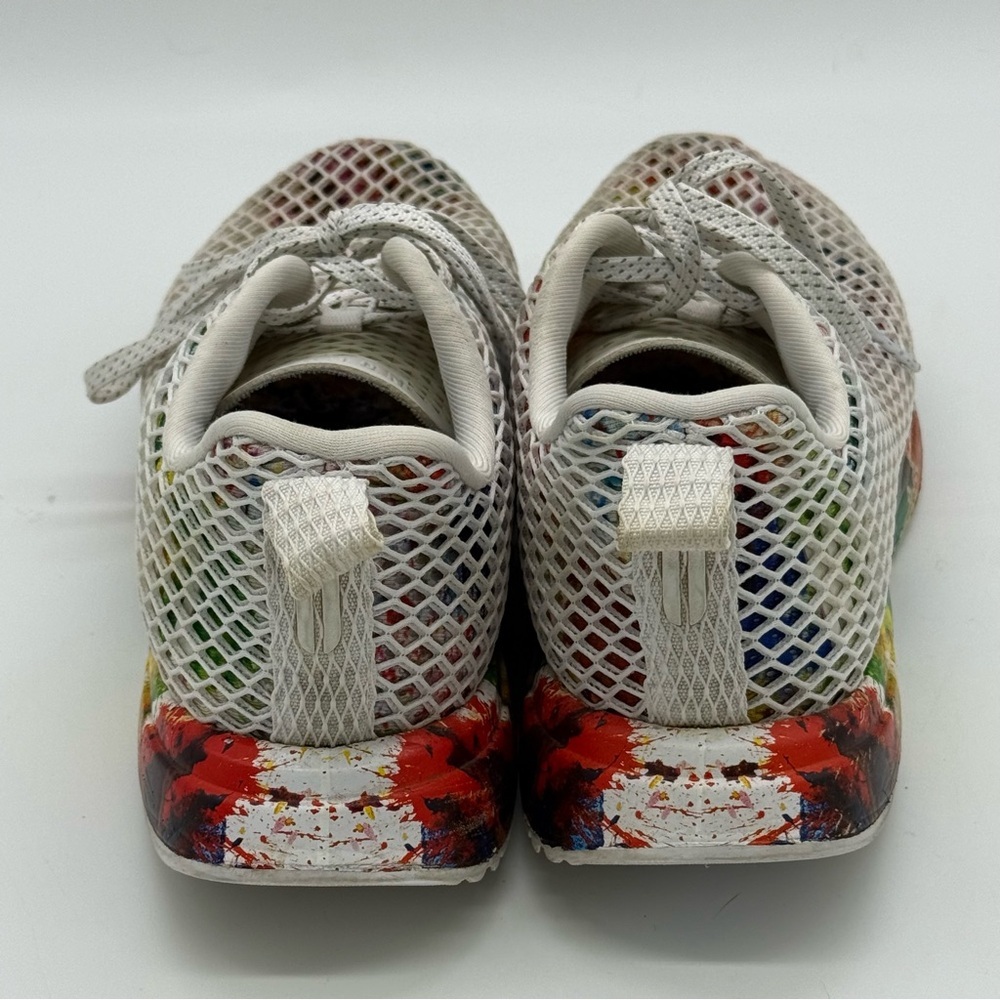 NoBull Diamond Mesh Runner Shoes Women's 9 Paint Splatter Lace Outdoor Athletic - Picture 5 of 5